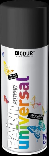 Farba Biodur Czarny Połysk Ral9005 400Ml