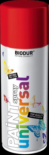 Farba Biodur Czerwony Drogowy Ral3020 400Ml