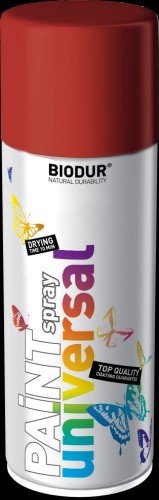 Farba Biodur Czerwony Sygnalizacyjny Ral3002 400Ml