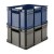 s5.864064612 POJEMNIK EURO-BOX 28 L BRUNO ECO GRAFIT KEEEPER