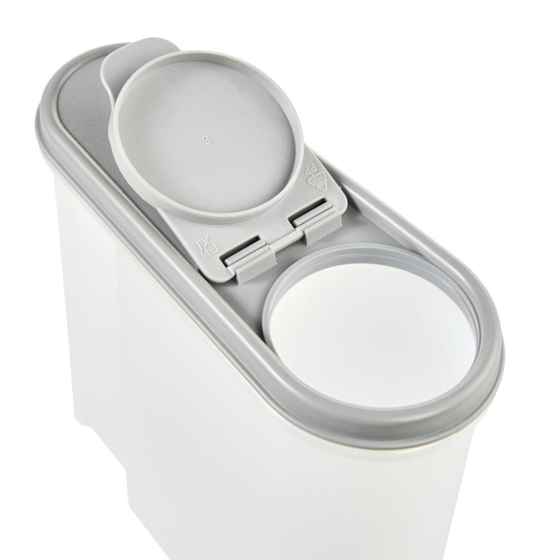 s5.840081275 POJEMNIK NA PŁATKI ŚNIADANIOWE 1,25 L JEAN SZARY KEEEPER