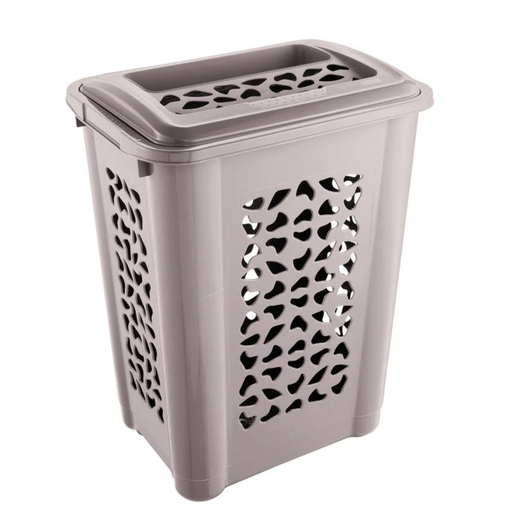 84036503 KOSZ DO BIELIZNY PER 60 L MIEJSKI SZARY KEEEPER