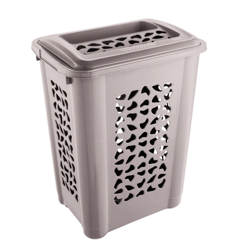 84036503 KOSZ DO BIELIZNY PER 60 L MIEJSKI SZARY KEEEPER