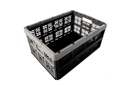 840071597 KOSZ SKŁADANY MIEJSKI SZARY 32 L KEEEPER
