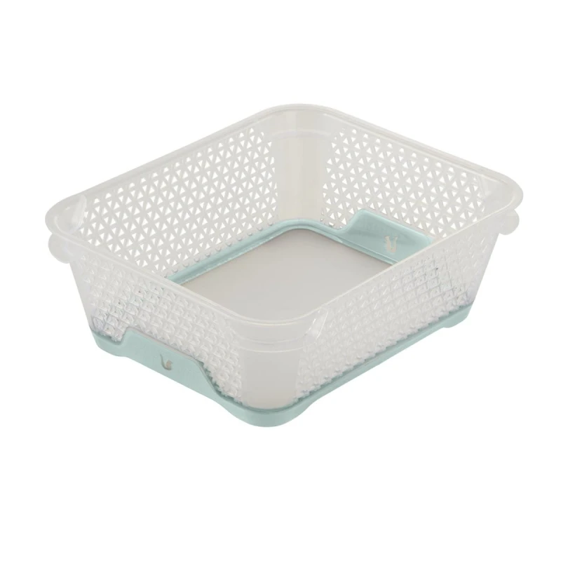 84028614 KOSZYK Z FUNKCJĄ ANTYPOŚLIZGOWĄ A6 SELEDYNOWY KEEEPER