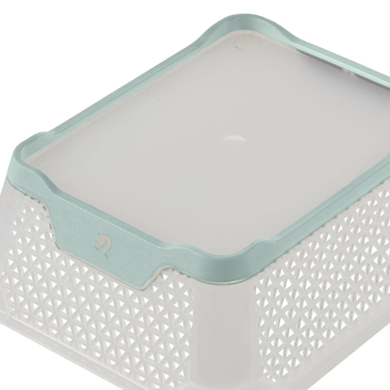 84028614 KOSZYK Z FUNKCJĄ ANTYPOŚLIZGOWĄ A6 SELEDYNOWY KEEEPER