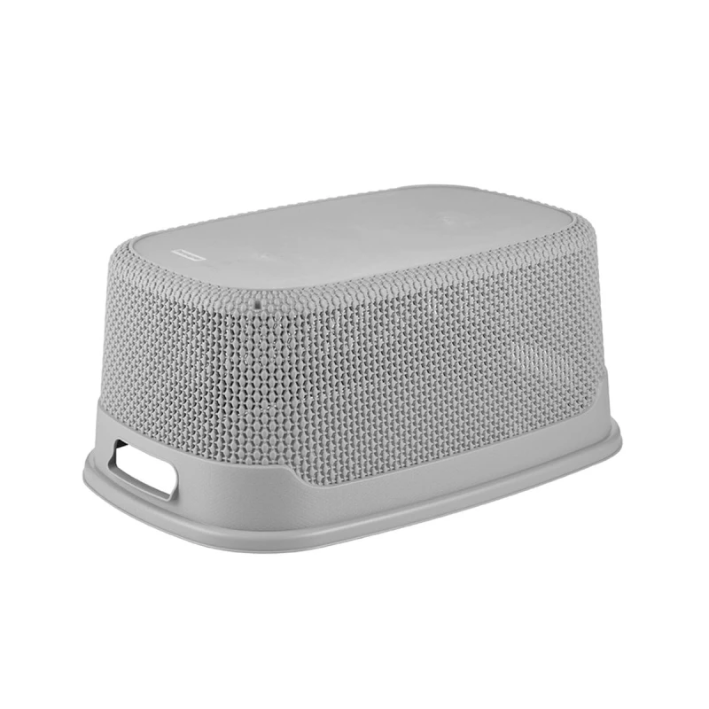 840085853 KOSZ NA PRANIE MARTEN 30 L SZARY KEEEPER