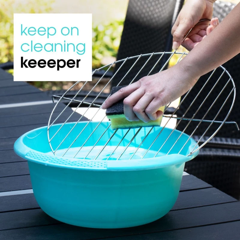 84038309 MISKA OKRĄGŁA Z WYLEWKĄ 20 CM AQUA BLUE KEEEPER