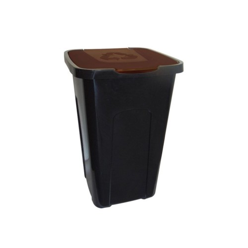 Kosz Pojemnik Do Segregacji Odpadów 50 L Brązowy Keeeper