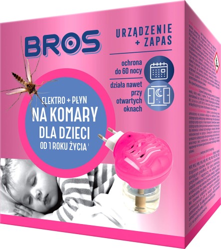 BRK9376 BROS ELEKTROFUMIGATOR + PŁYN DLA DZIECI