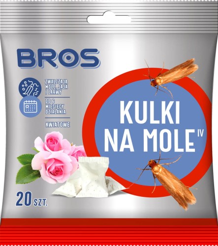 BRK203A BROS KULKI NA MOLE KWIATOWE 20 SZTUK