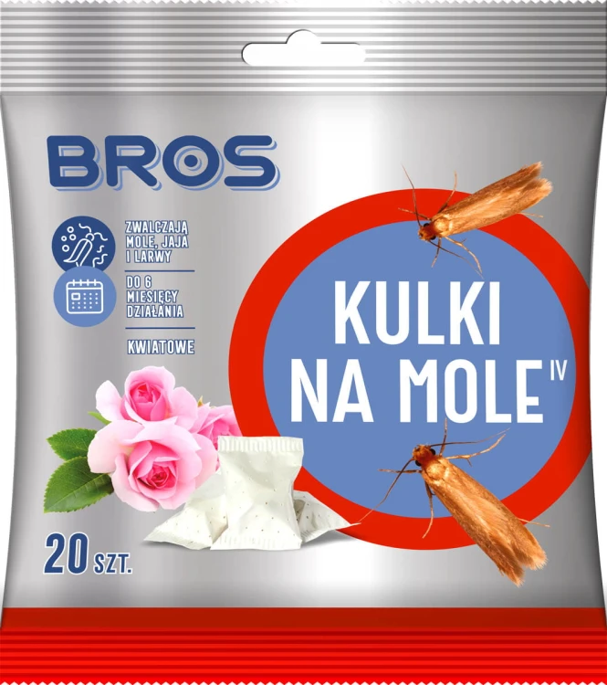 BRK203A BROS KULKI NA MOLE KWIATOWE 20 SZTUK