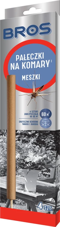 BRK117 BROS PAŁECZKI NA KOMARY 4 SZTUKI