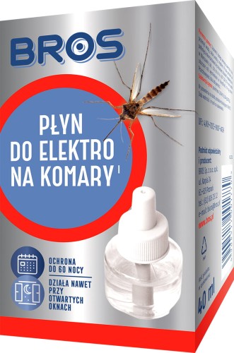 BRK1770 BROS PŁYN DO ELEKTROFUMIGATORA NA KOMARY 60 NOCY