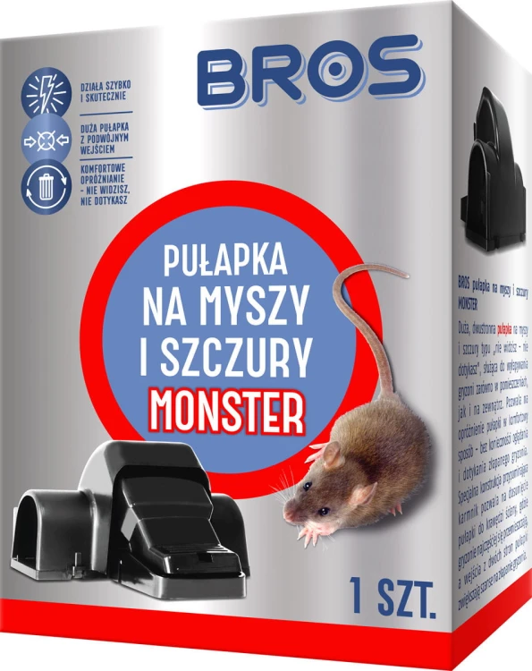 3250 BROS PUŁAPKA NA MYSZY I SZCZURY MONSTER