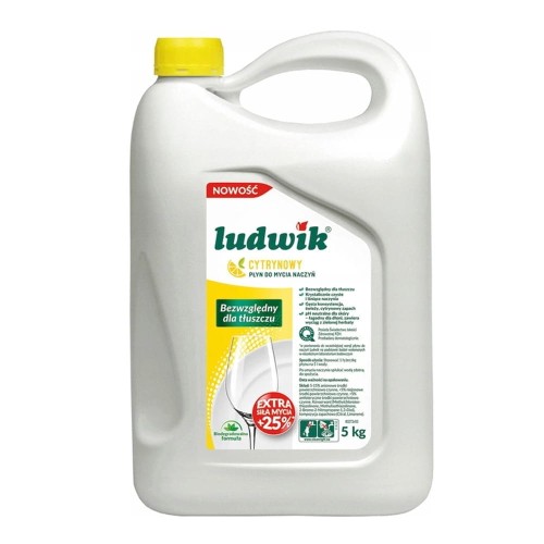 14-9780 PŁYN DO MYCIA NACZYŃ LUDWIK 5L CYTRYNOW