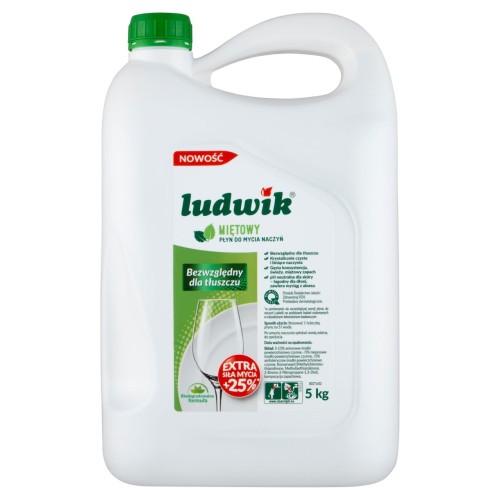 14-9810 PŁYN DO MYCIA NACZYŃ LUDWIK 5L MIĘTOWY