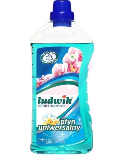 14-9785 PŁYN DO MYCIA UNIWERSALNY LUDWIK KWIAT LAGUNY Z FUNKCJĄ NEUTRALIZACJI PRZYKRYCH ZAPACHÓW 1L