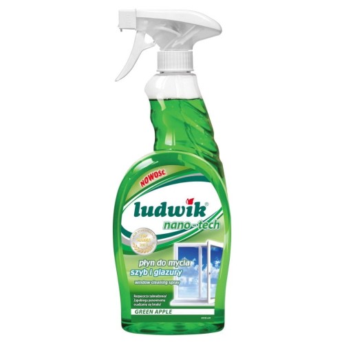 Płyn Do Szyb I Glazury Nano-Tech Ludwik Green Apple 750Ml
