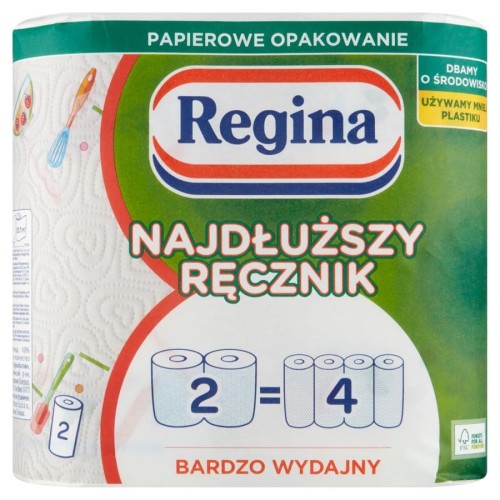 309RECREGAZ RĘCZNIK KUCHENNY  Z NADRUKIEM REGINA 2-PAK