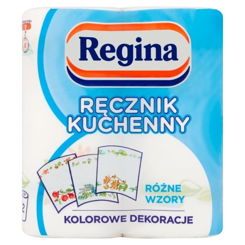 se.309chureg2wis RĘCZNIK KUCHENNY REGINA KOLOROWE DEKORACJE 2-PAK