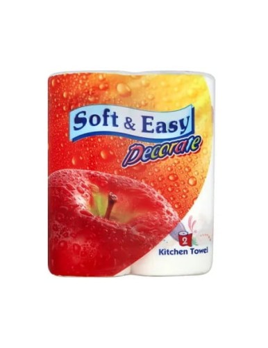 se.309chureg2kusk RĘCZNIK KUCHENNY Z NADRUKIEM SOFT&amp;EASY 2-PAK