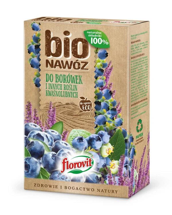 6737828 NAWÓZ FLOROVIT BIO DO KWAŚNOLUBNYCH 700 G