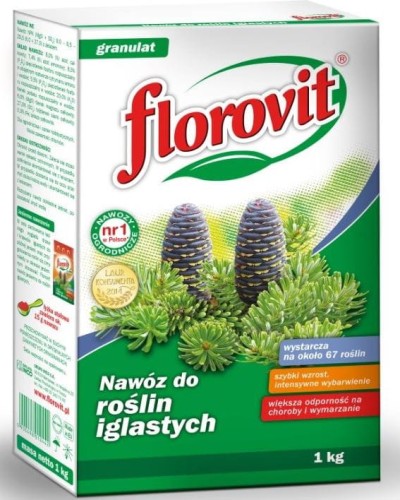 6737772 NAWÓZ FLOROVIT DO IGLAKÓW 1 KG KARTON