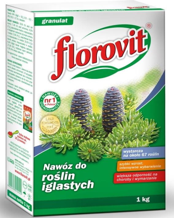 6737772 NAWÓZ FLOROVIT DO IGLAKÓW 1 KG KARTON