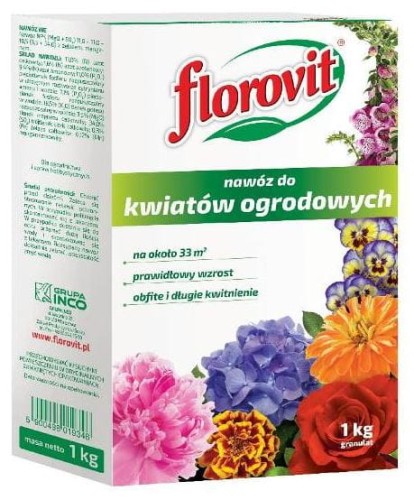 Nawóz Florovit Do Kwiatów Ogrodowych 1 Kg