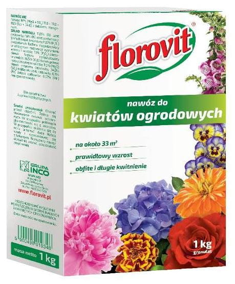 6737796 NAWÓZ FLOROVIT DO KWIATÓW OGRODOWYCH 1 KG
