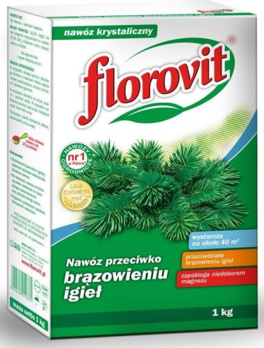 6737779 NAWÓZ FLOROVIT PRZECIW BRĄZOWIENIU IGIEŁ 1 KG