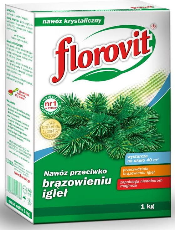 6737779 NAWÓZ FLOROVIT PRZECIW BRĄZOWIENIU IGIEŁ 1 KG