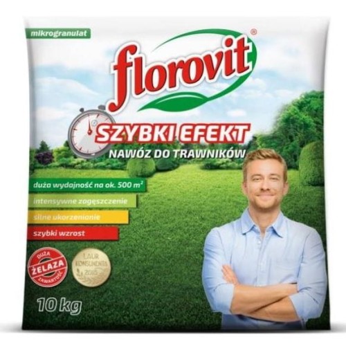 6737786 NAWÓZ FLOROVIT DO TRAWNIKÓW SZYBKI EFEKT 10 KG