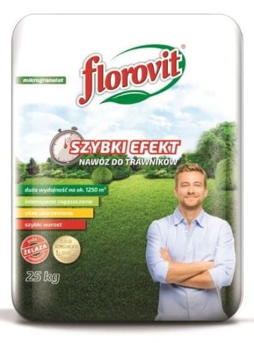 6737787 NAWÓZ FLOROVIT DO TRAWNIKÓW SZYBKI EFEKT 25 KG