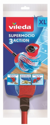 140008 MOP PASKOWY VILEDA 3ACTION VELOUR XL