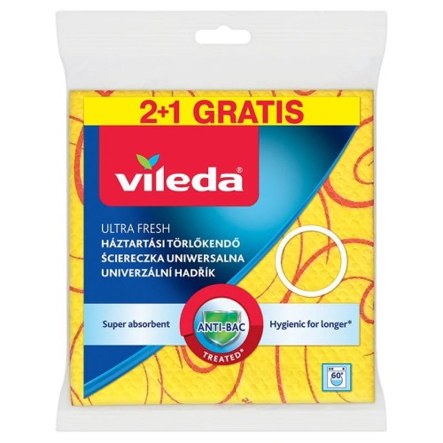 144826 ŚCIERECZKA UNIWERSALNA Z JONAMI SREBRA VILEDA 3 SZT.
