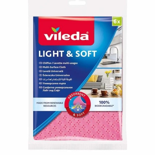 s5.58292591 ŚCIERECZKA UNIWERSALNA VILEDA LIGHT &amp; SOFT 6 SZT.