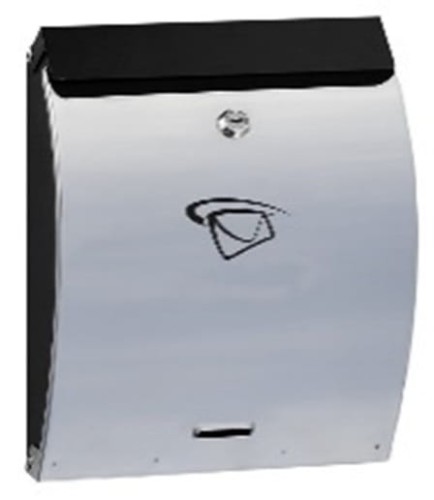 9530662-5 SKRZYNKA NA LISTY NIERDZEWNA BELLY 330X250X65 MM STAL