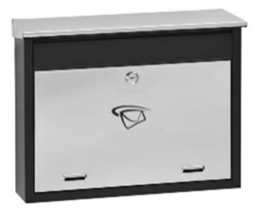 9530661-1 SKRZYNKA NA LISTY NIERDZEWNA BOX H 340X40X100 MM STAL
