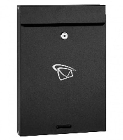 9530641-8 SKRZYNKA NA LISTY NIERDZEWNA BOX V 250X355X60 MM CZARNA