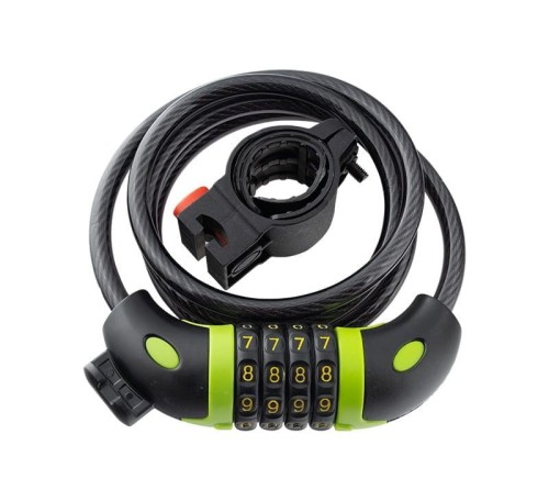 9530615 ZAPIĘCIE ROWEROWE KOMBO FLEX 1200/8 SZYFROWE CZARNE