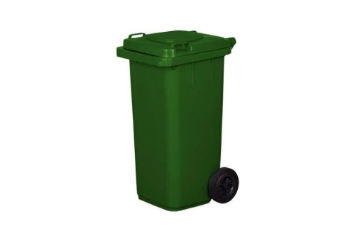 Kosz Na Śmieci 120L Zielony Ołer