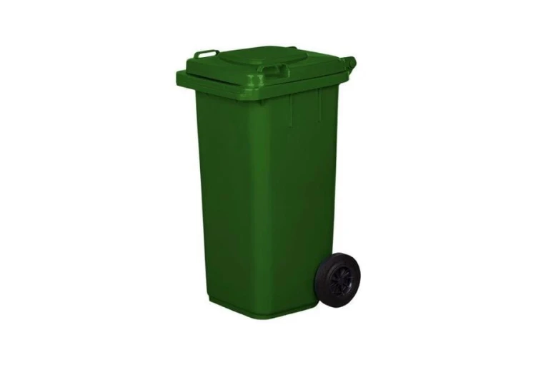680056271CL KOSZ NA ŚMIECI 120L ZIELONY OŁER