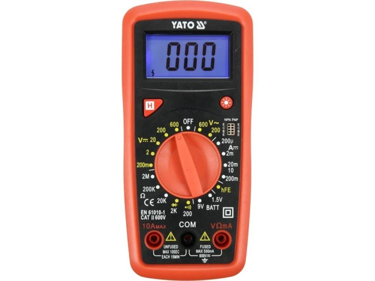 YT-73081 WIELOFUNKCYJNY MIERNIK CYFROWY YATO YT-73081