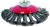 R07A0321 SZCZOTKA STOŻKOWA INOX 100MM M14 RED SKIN