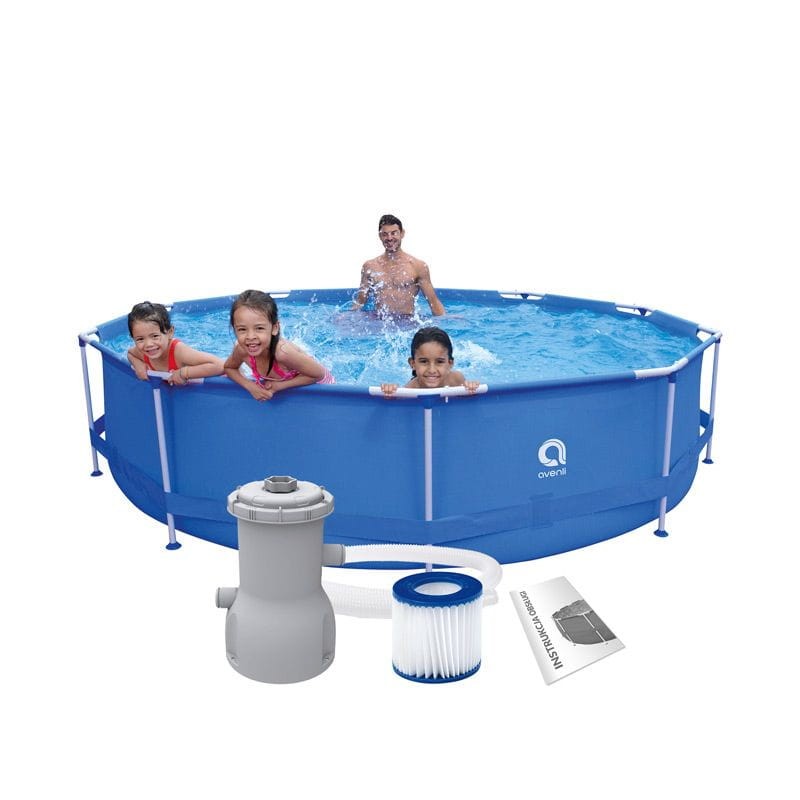 S1.67017799E BASEN ZE STELAŻEM 360 X 76 CM 6125L Z POMPĄ 17799EU MIRPOL