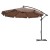 67067997 PARASOL OGRODOWY CZAPLA 300 CM BRĄZOWY MIRPOL