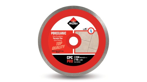 RUBI-30959 RUBI TARCZA DIAMENTOWA CIĄGŁA DO GRESU PORCELANOWEGO CPC 250MM PRO