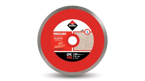 RUBI-30956 RUBI TARCZA DIAMENTOWA CIĄGŁA DO GRESU PORCELANOWEGO CPC 200MM PRO